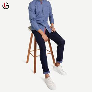 Vente chaude de jeans en denim vintage gothique brodés pour hommes, fabrication en usine, solides, printemps/automne/hiver, haute qualité, vente en gros - Product Image 3