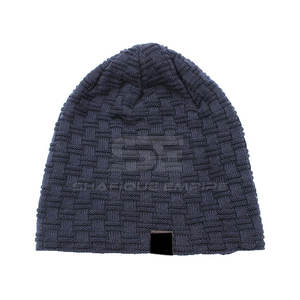 หมวกบีนนี่น้ำหนักเบาสำหรับทุกเพศหมวกบีนนี่ออกแบบด้วยมือปักลายสำหรับฤดูหนาวใหม่ - Product Image 1