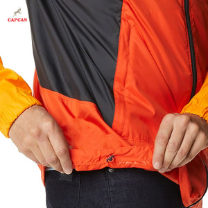 Veste coupe-vent en toile à capuche confortable avec logo frontal, couleur personnalisée et vêtements d'extérieur d'hiver de haute qualité - Product Image 5