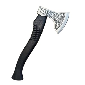 Hacha Vikinga Hecha a Mano con Funda de Cuero, Acero con Alto Contenido de Carbono, Madera de Fresno - Product Image 1