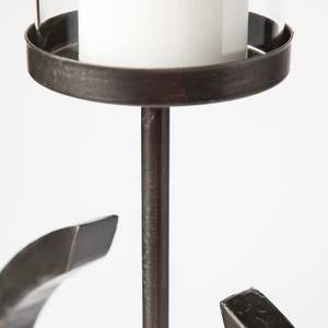 Matte black metal tabletop votive holder indoor & outdoor <b>tealight</b> <b>candle</b> holder for home hotel office wedding party decoration - Product Image 3