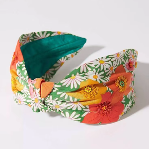 Bandeau brodé à la main pour femmes, bandeau de luxe pour les fêtes - Product Image 1