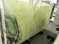 Dalle de marbre Onyx Vert Transparent Naturel Yunfu Stone Dreaming Paradise pour Mur de Fond et Plan de Travail