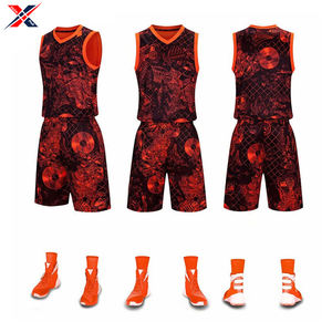 Les adultes portent des vêtements de sport de bonne qualité maillot de basket-ball pour les hommes dernière conception uniforme de basket-ball imprimé personnalisé - Product Image 5
