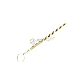 Best Mini Single-Sided Gold Finish Stainless Steel Eyelash Extension <b>Mirror</b> for <b>Pocket</b> Use with Beauty Care and Private Label - Product Image 3
