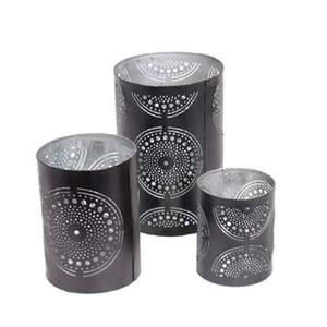 ชุดของ3พายุเฮอริเคนเชิงเทียนโลหะ - Product Image 3