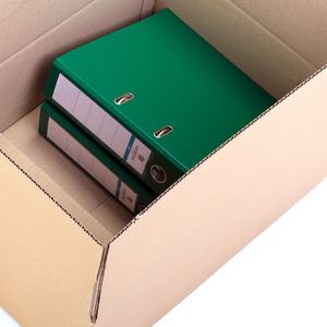 Boîte en carton robuste de 55x40x20 cm, rectangulaire et plate, pour le rangement des chaussettes, taille valise de cabine, en carton recyclé, anti-UV - Product Image 5