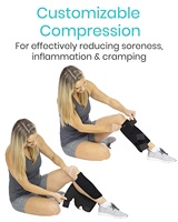 Attelle de mollet en néoprène, attelle de tibia réglable, Support de Compression du bas de la jambe, manchon de mollet pour hommes et femmes, soulagement de la douleur