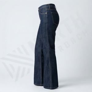 <b>Women's</b> Denim Cotton Bootcut <b>Jeans</b> Trendy Denim Pants Fashionable And Manufacture Casual Street Wear Top <b>Jeans</b> Pant Premium - Product Image 3