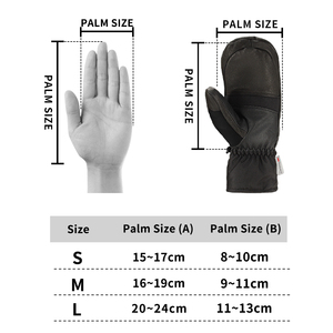 Bán buôn tùy chỉnh Phi Hành Đoàn trượt tuyết găng tay ZMZ-01 | không thấm nước, thinsulate, không trơn trượt, ấm mùa đông Găng tay thể thao - Product Image 3