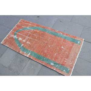 พรมตุรกีวินเทจ ขนาด 2.1x4 ฟุต (64x122 ซม.) พรมขอบสีแดง - Product Image 2