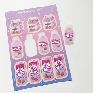 Feuilles autocollantes en <span class=keywords><strong>vinyle</strong></span> PVC A4, imprimées et personnalisées, Kawaii - Product Image 4