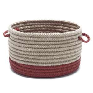 Panier de couleur personnalisée noir et blanc avec poignées Panier en osier et en jonc de mer Panier en jute écologique pour le stockage des boissons - Product Image 5