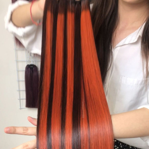 SUPER PRODUIT vietnamien Luxe Piano Couleur Os Droite Vierge Cheveux Bruts Non Traités Faisceau de Trame LINUHAIR génie trame - Product Image 1