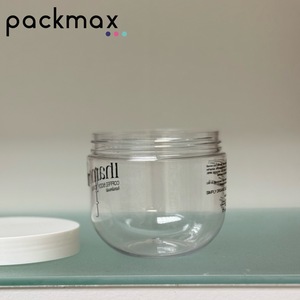 Pot rond en plastique PET écologique de 300ml pour les soins du corps et des cheveux pour l'emballage de revitalisant au beurre de gommage - Product Image 4