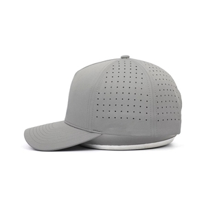 Manufacturer Direct Supply Original Golf Caps Blank 5 Panel Structured Laser Punched Adjustable Plastic Back Buckle Sports <b>Hat</b> - Product Image 3
