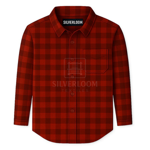 Chemises pour hommes de conception sur mesure en gros | Chemise décontractée en polyester à manches longues | Fabricant de boutons à carreaux OEM ODM - Product Image 6