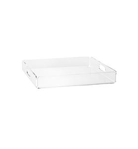 Plateau en acrylique de forme rectangulaire au design élégant plateau en acrylique de qualité supérieure pour accessoires de cuisine par Indian Metal World - Product Image 2