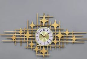 Amazon Hot Bán Kim Loại Cổ Điển Đồng Hồ Treo Tường Cho Khách Sạn Nhà Hàng Trang Trí Tường Đồng Hồ Trong Hiệu Quả Giá - Product Image 6