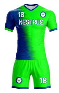 Ensemble d'uniformes de football personnalisés en polyester 100 % sublimé avec maillot et short à séchage rapide, créez votre propre design, vêtements d'équipe fabriqués pour - Product Image 2