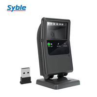 Lecteur de codes-barres sans fil de bureau 2D XB-868RB Syble, haute précision, numérisation automatique par induction
