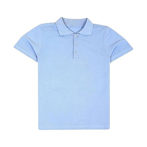 T-shirt polo classique de qualité pour jeunes, col polo, manches courtes, coton d'été, vêtements de marque privée, couleur unie, polo pour jeunes - Product Image 2
