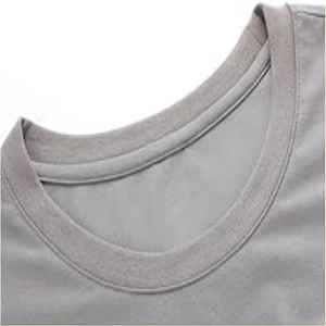 Conjunto de Camiseta de algodón de verano para hombre Conjuntos de camisa y pantalones cortos de punto transpirables cómodos para clima cálido - Product Image 2