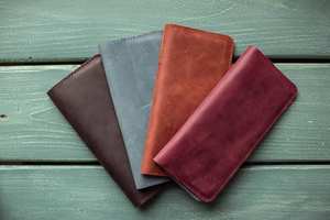 Cartera de viaje de cuero genuino para mujer, larga, antirrobo, fácil de llevar, tamaño estándar, cartera económica en efectivo, 2017 - Product Image 3