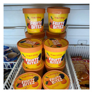 Tazas de helado Bitez afrutado de calidad superior Precio de fábrica de calidad Sabores surtidos Mango Coco Lychee Passionfruit Chocolate - Product Image 5