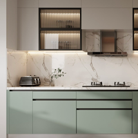 Pabrik Kabinet Dapur PET Kustom, Pasokan Langsung untuk Apartemen, Hotel, Hunian, dan Proyek Konstruksi Massal