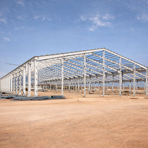 مباني صناعية مسبقة الصنع منخفضة التكلفة بهيكل فولاذي وألواح أساسية للمستودعات - Product Image 4