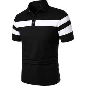 2025 polos pour hommes de haute qualité meilleur prix grande taille Logo personnalisé respirant à manches courtes homme T-shirt Polo - Product Image 2