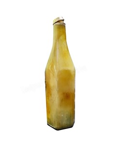 Botella De Cuerno Oscuro Artesanal Con Acabado Brillante Y Base Redondeada Lisa Para Coleccionistas Decorativos A Precio Mayorista - Product Image 3