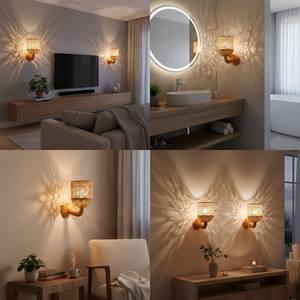 Faroles decorativos colgantes hechos de ratán tejido a mano (forma cilíndrica alta) para un estilo costero y rústico. - Product Image 1