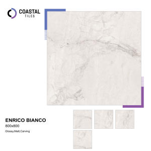 Azulejos de porcelana de estilo moderno de 800x800MM Aislamiento térmico y función de ladrillo refractario - Product Image 3