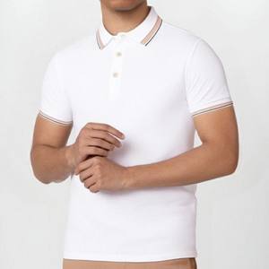 Camisetas Polo para hombre precio fábrica al por mayor alta calidad 100% algodón diseño personalizado estampado suave transpirable corto bordado - Product Image 1