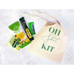 ชุดอุปกรณ์แก้แฮงค์แบบกำหนดเอง กระเป๋าผ้าฝ้ายสำหรับงานปาร์ตี้สละโสด - Product Image 3