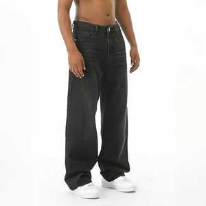 กางเกงคาร์โก้ผ้ายีนส์เอวยางยืดมีกระเป๋าหลายช่องกางเกงเอวกลางลำลองกางเกงวิ่งเข้ารูปสำหรับฤดูร้อน/ฤดูหนาว - Product Image 1