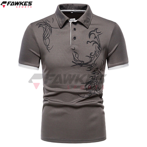 Respirant faites votre propre vente chaude confortable professionnel de bonne qualité hommes vêtements d'extérieur polos - Product Image 3