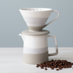 Ensemble de pot et de filtre en porcelaine durable de qualité supérieure multi-usages 3461008SETL-0.4 pour les amateurs de café - Product Image 2