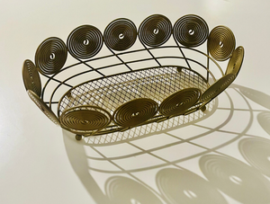 Panier en aluminium Offre Spéciale poli fait à la main avec couleur blanchie pour fournitures de décoration de fête et de mariage - Product Image 2