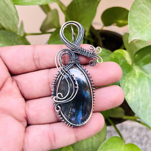 Spectrolite for Sale DIY Pendant with Labradorite Gemstone