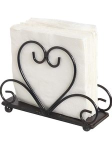 Porte-serviettes en acier inoxydable avec finition enduite de noir, parfait pour les ustensiles de cuisine et l'accessoire élégant de décoration intérieure - Product Image 4