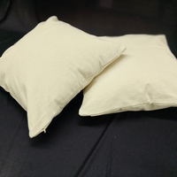 Housse de coussin en toile 100% coton, naturelle, de qualité supérieure, épaisse, pour canapé, coussin décoratif pour la maison