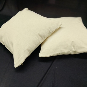 100% Cotton Canvas Cushion Cover Natural Premium Thick Sofa <b>Pillow</b> Case Decorative Home Use - Product Image 3