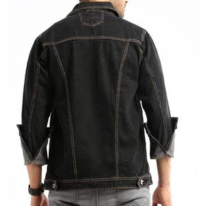 Chaqueta Vaquera de Invierno para Hombre, 100% Algodón, con Logotipo Personalizado, Estilo Vintage, Transpirable - Product Image 3
