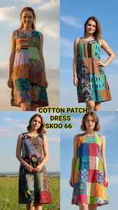 Robe maxi en coton 100% écologique pour femmes, style bohème, col en V, motif de dentelle à boutons, respirante, taille unique, commandez maintenant - Product Image 2