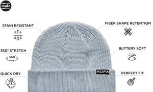 Gorro tejido con gofres de invierno Unisex 2025 al por mayor de Jacquard de alta calidad con diseño de logotipo personalizado bordado en 3D para la playa - Product Image 6