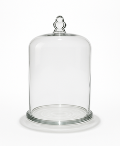 โถแก้วทรงกระดิ่งพร้อมฐานไม้เทียนหอมฝาครอบโดมหรูหราตกแต่งโต๊ะ - Product Image 2