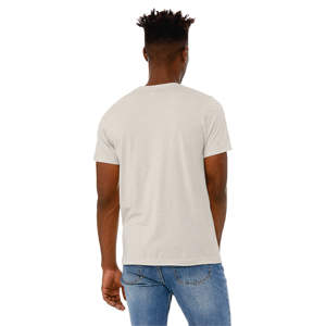 52% Airlume – T-Shirt manches courtes unisexe CVC en coton peigné avec anneau, 48% Poly 32, simple, 4.2 oz - Product Image 3